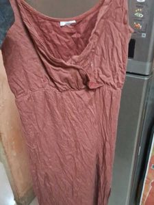 Rust Colored Cami Dress