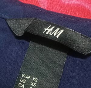 H.M Blue Top For Woman