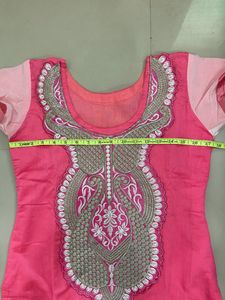 Chanderi Silk Stitched Suit Set