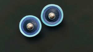 Quilled Paper Earrings(Handmade)