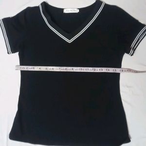 Korean V Neck Top