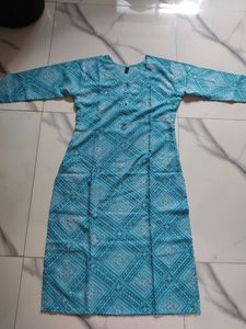 Sky Blue New Kurti(XL SIZE) Price Negotiable