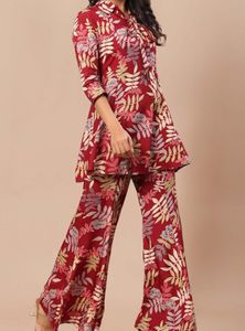 Floral Print Kurta Set