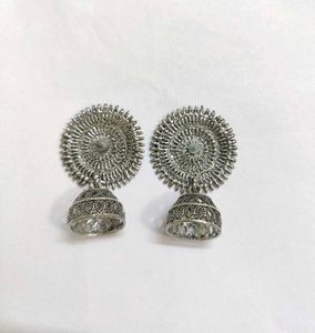 Silver Oxidised Earrings