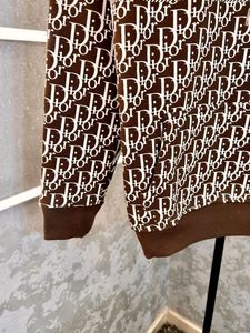 CHRISTIAN DIOR MONOGRAM PRINT IMPORTED BROWN HOOD