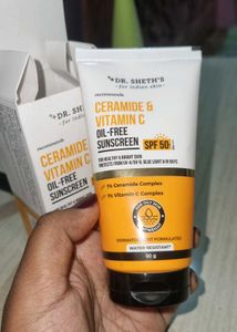 Dr. Sheth&#39;s Ceramide &amp; Vitamin C Sunscreen SPF 50