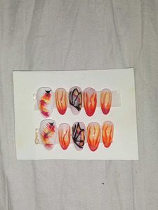 Press Or Nails Butterfly Design💅