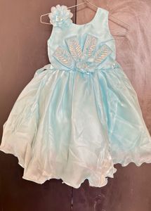 Cute Light Blue Party Dress