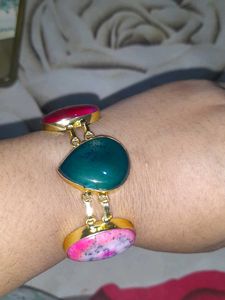 Original Rodhonite Gemstone Bracelet