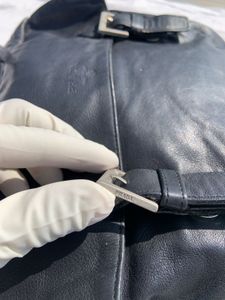 Prada Black Leather Shoulder Bag