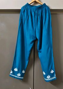 Blue Embroidered Kurta