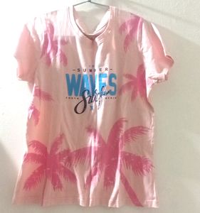 Woman Pink T Shirt