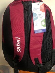 Safari Backpack - Red and Black