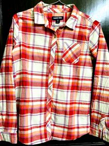 Lands&#39; End Plaid Flannel Shirt