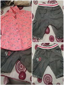 Boys Shirt &amp; Shorts Set