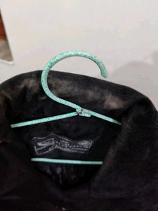 Elegant Black Velvet Coat