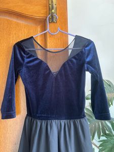 Blue Velvet  Dress
