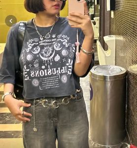 Graphic Print oversized T shirt