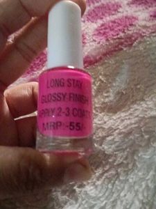 Ellicia Glass Nail Polish - Pink