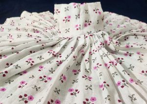 Vintage Floral Krishna Dress