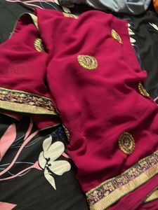Elegant Pink Saree