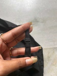 Black Backless Top
