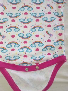 Rainbow Cloud Baby Onesie – Soft Cotton