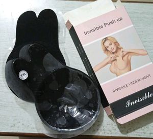 Adhesive Boob Nipple Push Up Black XXL