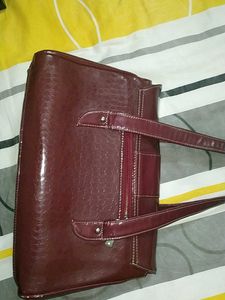 Burgundy Handbag