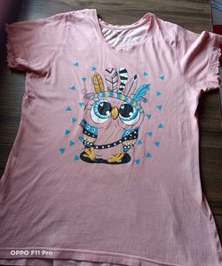 Cute Owl Graphic T-Shirt