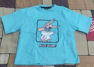 Crop Tshirt ( Bugs Bunny)
