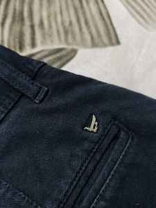 Blackberry Men Blue Cotton Mix Trouser