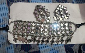 New Mirror Neck Jewellery Set
