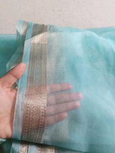 Elegant Blue Saree