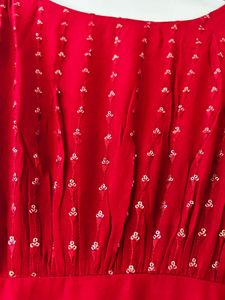 red gown