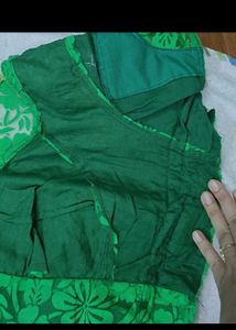 Green Designer Blouse