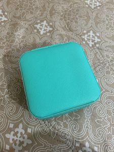 Teal Jewelry Travel Case