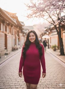 Chic Knit long sweater dress