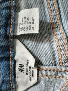 H&amp;M wide leg jeans👖