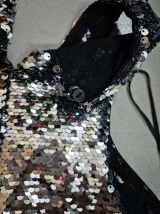 Sparkling Sequin Crop Top