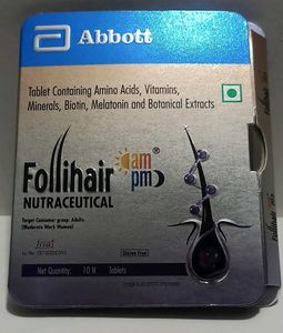 Follihair AM, PM Nutraceutical Tablets