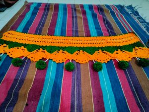 Handmade Crocheted Door Thoran And Thalipose