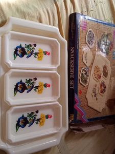 Plastic Trai Dry Fruit Guest Surving Food Kicthen