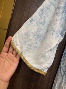 Denim wash kurti