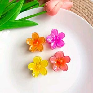 Flower Hair Claw Clips