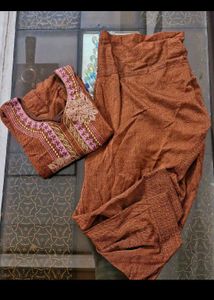 Brown Salwar Suit