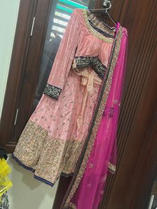 Elegant Pink Lehenga Choli Set