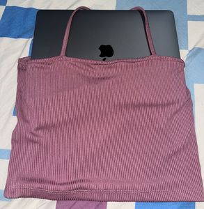 Ribbed Cutout Tank Top