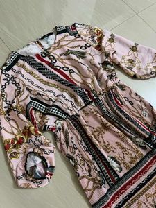Printed Pink Dress