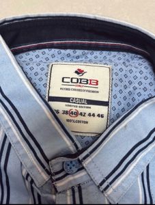 Cobb Men's Casual Striped Shirt - New